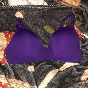 Victoria’s Secret Purple Wireless Bra Size 36D *Like New*